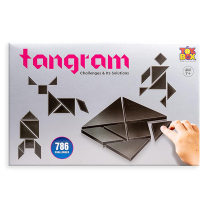 Toysbox Tangram Puzzle 7 Pieces and 786 Patterns Educational Jigsaw Puzzle Game of Shapes for Mind Development of Kids