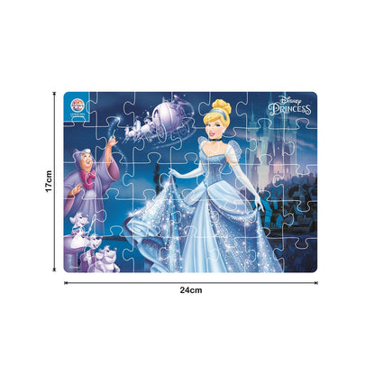Ratna's 4 in 1 Disney Jigsaw Puzzle 140 Pieces for Kids. 4 Jigsaw Puzzles 35 Pieces Each (Cinderella) - MRGTOYS