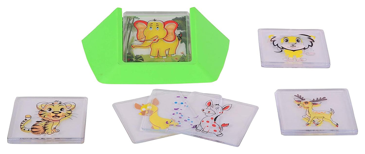Toymate Colour Track Jungle - Super Fun Animal Puzzle - an IQ Building Game for 4 Years & Above