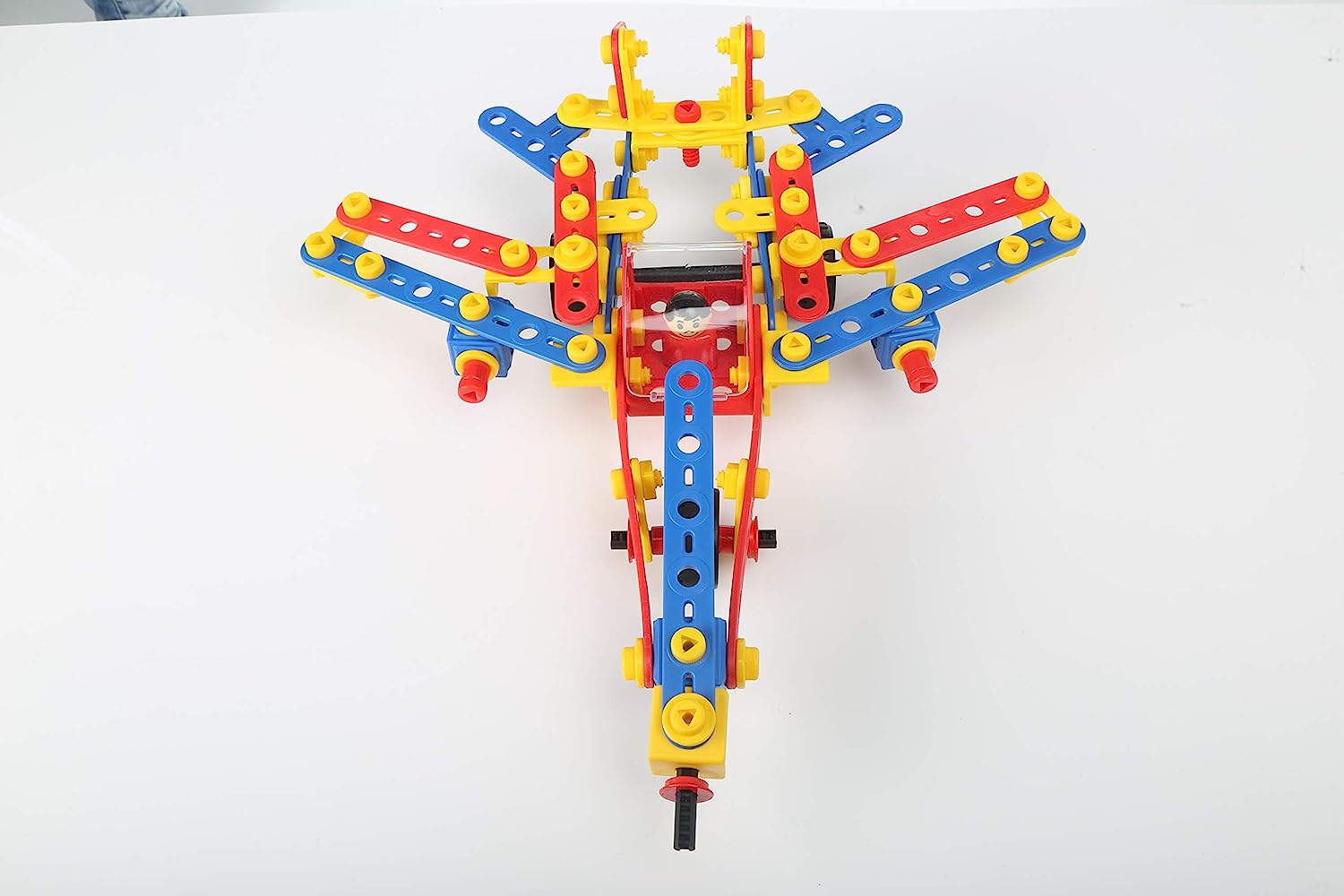 MECHANIX Boy's and Girl's Plastic Planes 3, 15 Models Educational, Stem Learning, Building and Construction Toy - Multicolor, Age 3-8