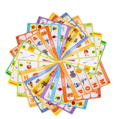 Ratna's Intellikids Phonics A Perfect Electro Game. 10 Double Sided Printed Cards. If it Lights its Right. A Fun Way to Learn Phonics