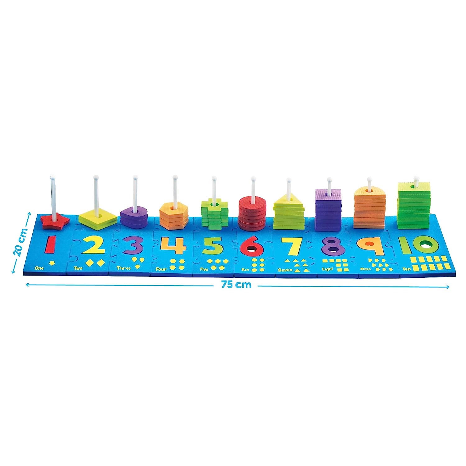 Imagimake Plastic Abacus Skill Building Activity Set, Multicolour, 2 Years and Above