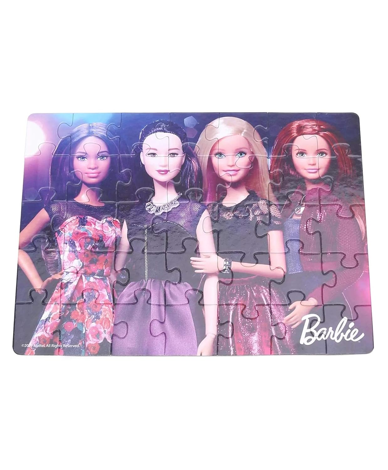 RATNA'S Barbie Jigsaw 4 in 1. 4 Different Jumbo Jigsaw Puzzles for Girls
