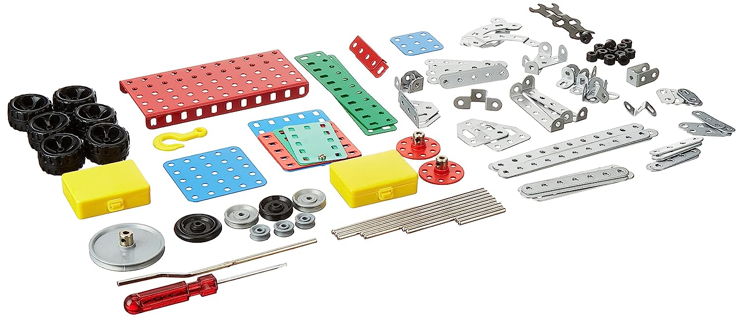 Mechanix Metal - 4 Construction Toy, Building Blocks, Educational Toys for 7+ Yrs Boys and Girls, Multicolor