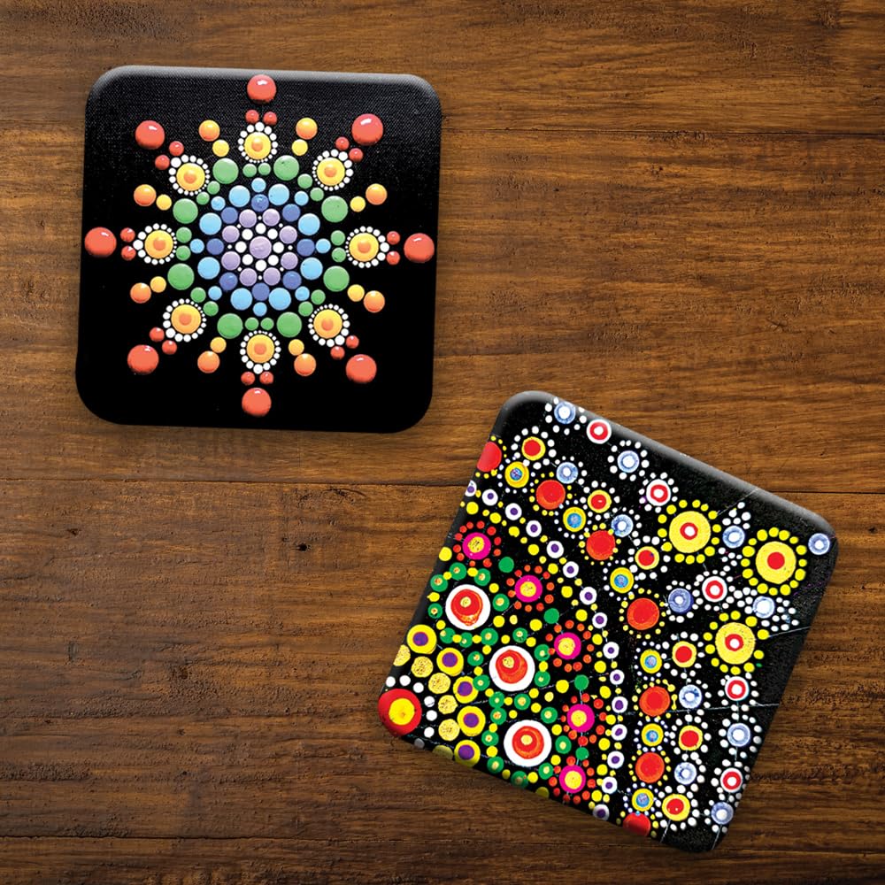 TOYKRAFTT Painting Kit for Kids Mandala Art Kit| Dot Painting Kit| Toys for Girls Boys 7 to 12 Years| Gifts for Birthday Dot Mandala Table Coaster