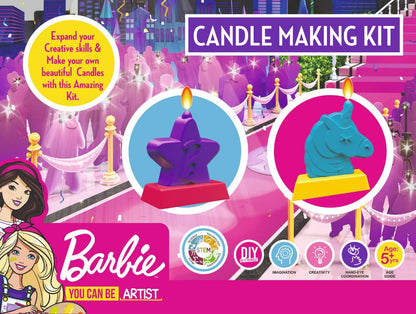 RATNA'S Barbie Candle Making KIT with Stand Multicolor