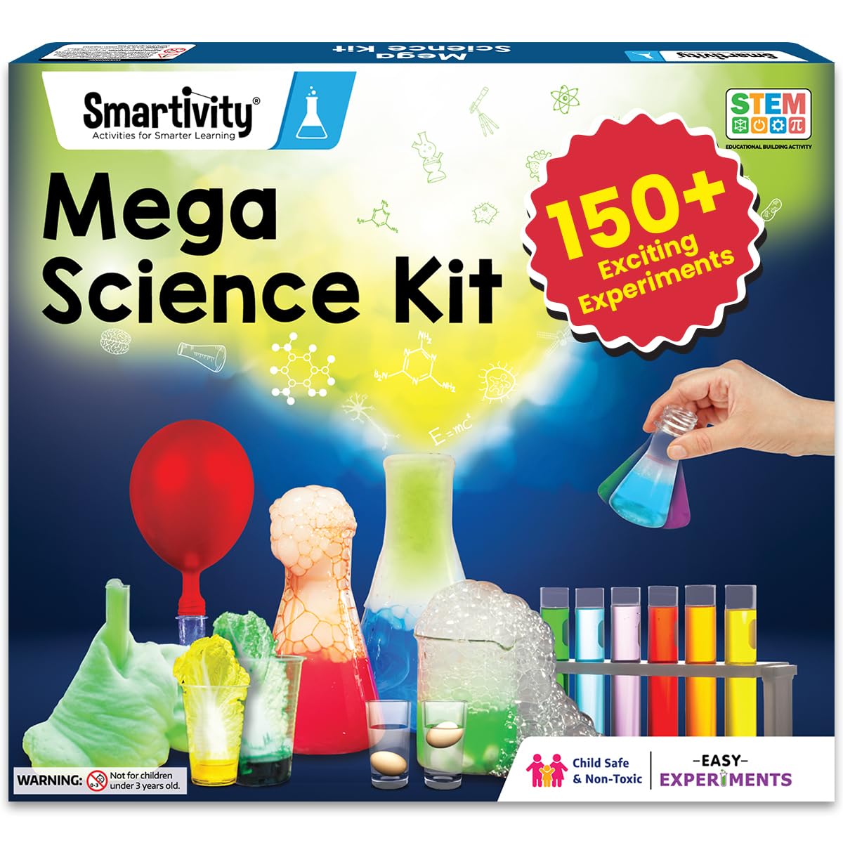 Mega Science Kit 150+ Science Experiment Kit for Kids 6 to 14 Years Old