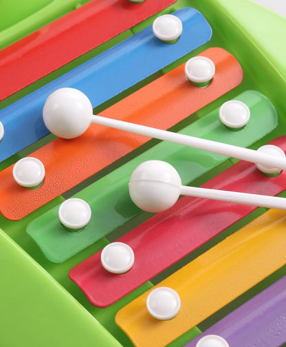 Prime Panda Xylophone 2 in 1 Musical Toy & Pull Along Toy for Kids 2-4 Years with 8 Notes Non Toxic no Batteries (color may very)