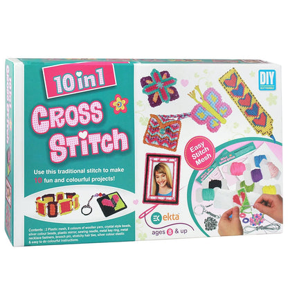 EKTA 10 in 1 Cross Stich- Multi Color