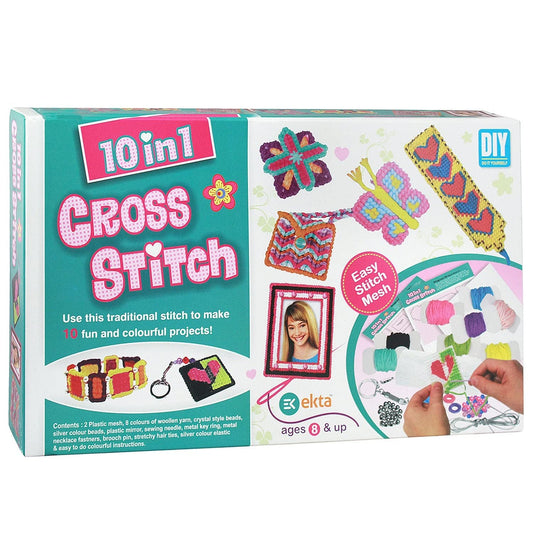 EKTA 10 in 1 Cross Stich- Multi Color