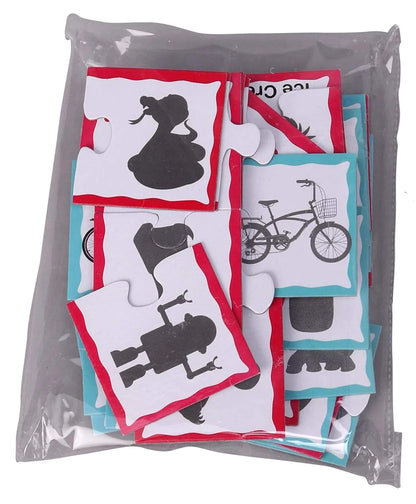 Ratna's Match The Shadows Jigsaw Puzzle for Kids. 48 Different Shadow Jigsaw for Kids