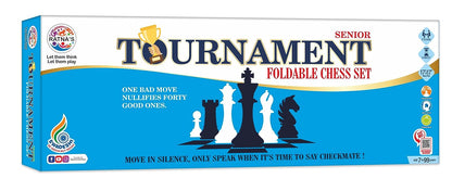 Ratna's Premium Tournament Chess Set 17" x 17" Rollable Matt Board for Mind challengers. Develops Concentration and Attention Span Building