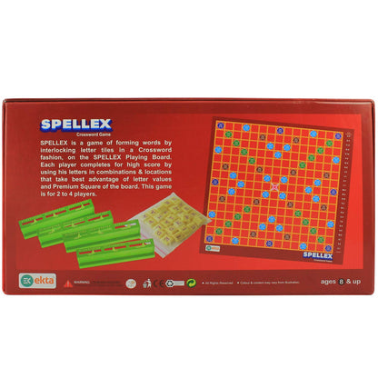 EKTA Spellex Indoor Board Game Set for Kids (Boys/Girls) 8+ Years/ Birthday Gift Item Multicolor Multicolor
