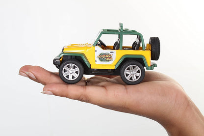 Centy Toys Plastic Pull Back Safari Car, 1 Pull Back Vehicle, Multicolour - MRGTOYS