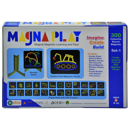 Ekta Magna Play Set - 1 Magical Magnetic Play N Learn Art Draw