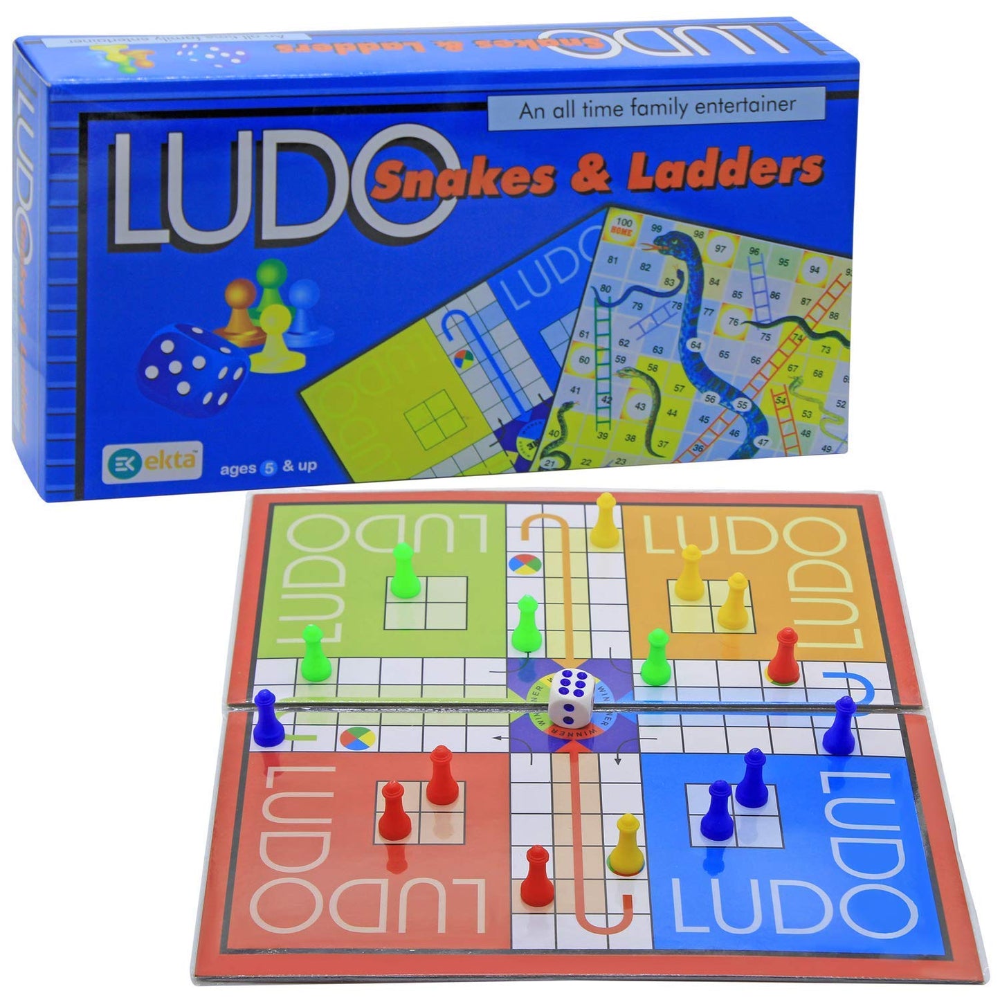 EKTA Ludo Snakes & ladders(Small)