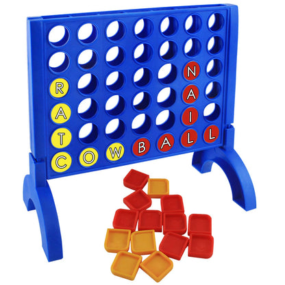 EKTA Word Building Board Game Family Game, for All Ages (Multicolor),Pack of 1