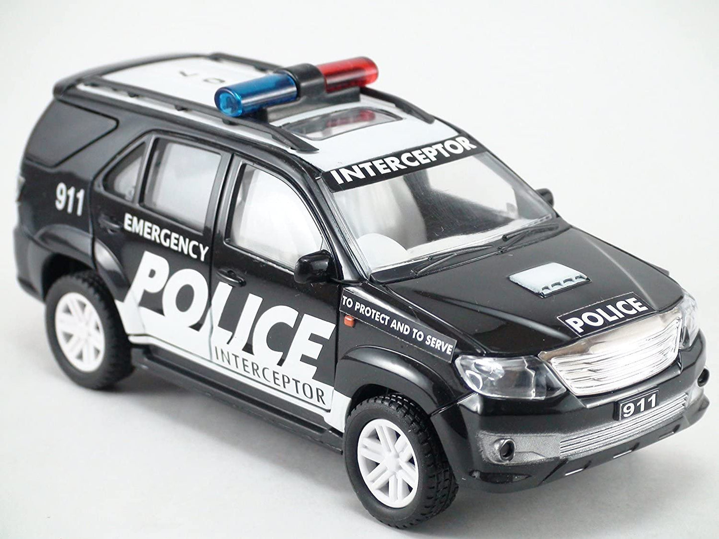 Centy Toys Plastic Police Interceptor Fortune Pull Back Car, Number Of Pieces: 1, Black - MRGTOYS