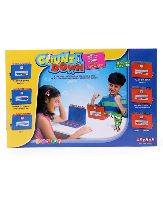 Zephyr Count Down,Board Games,Educational Toy,For Boys & Girls 5 Yr+,Multicolor