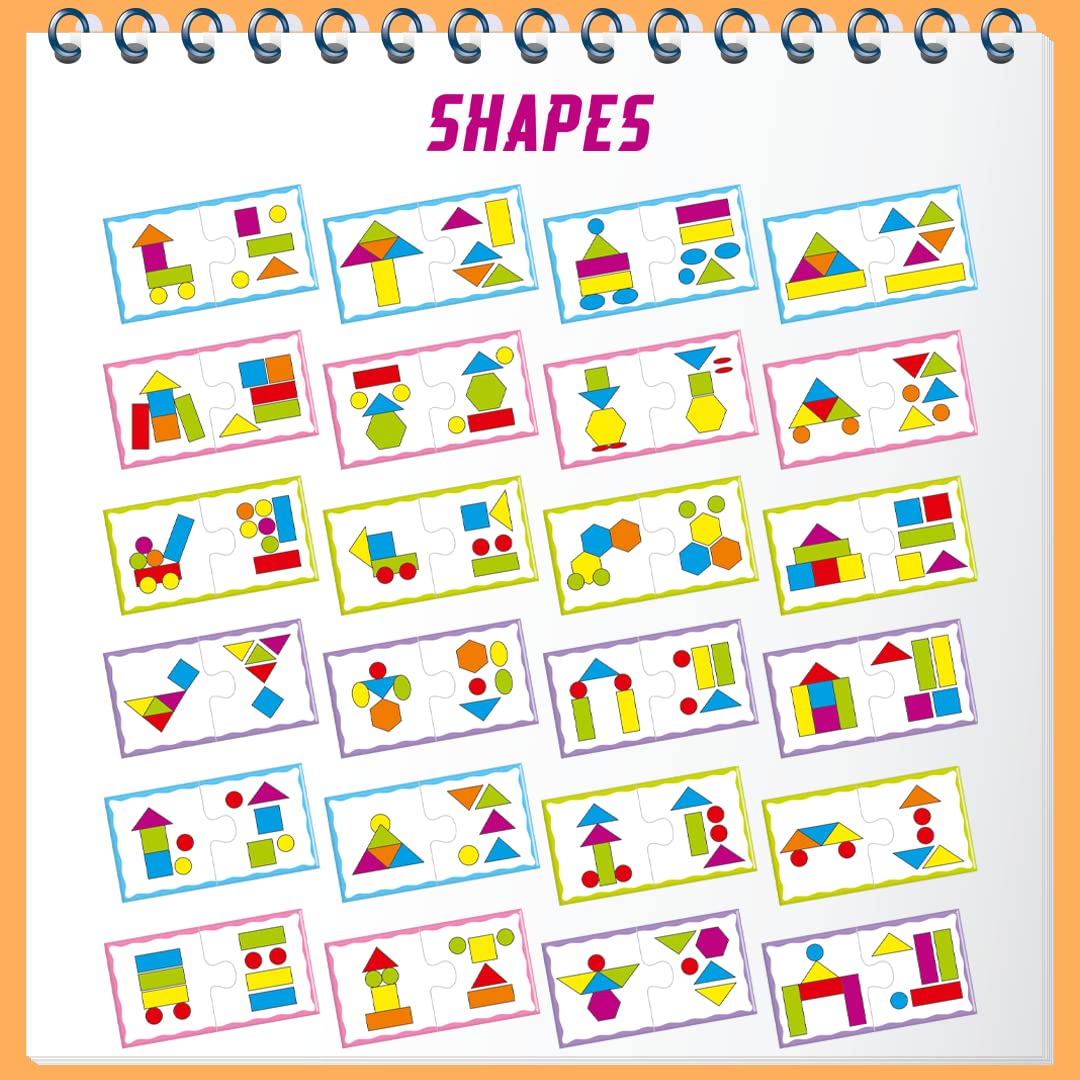 RATNA'S Educational Jigsaw Puzzle Range for Kids (Match The Shapes)