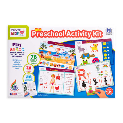 Ratna's 8in1 Preschool Activity Kit | Early Learning & Education with 56 Exciting Activities for Toddlers 18+ Months