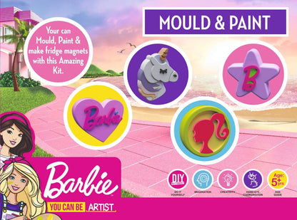 Barbie Mould and Paint.(4 Moulds Given Inside.)