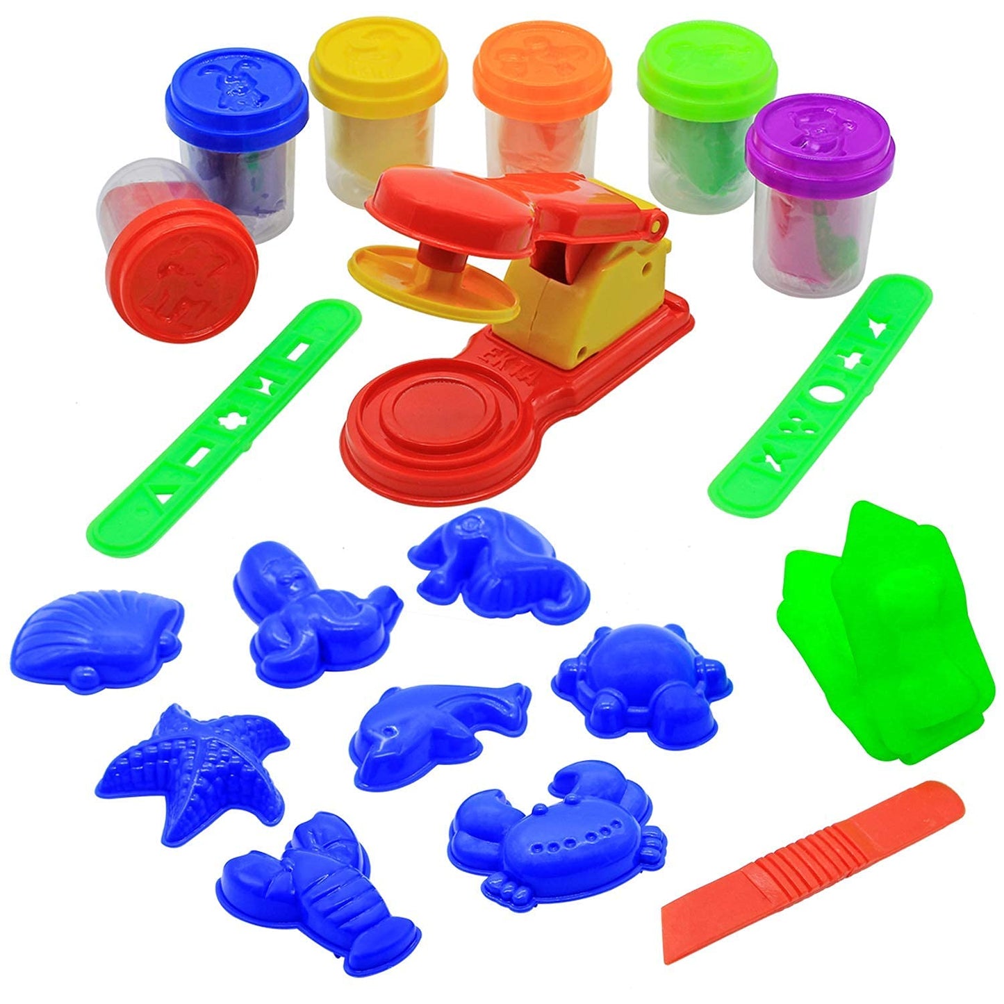 Ekta Ekta Fun-Doh Super Dough Factory Kids Playing Modelling Clay Set