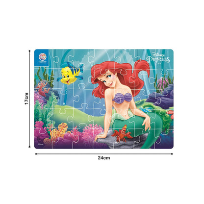 Ratna's 4 in 1 Disney Jigsaw Puzzle 140 Pieces for Kids. 4 Jigsaw Puzzles 35 Pieces Each (Mermaid Ariel) - MRGTOYS