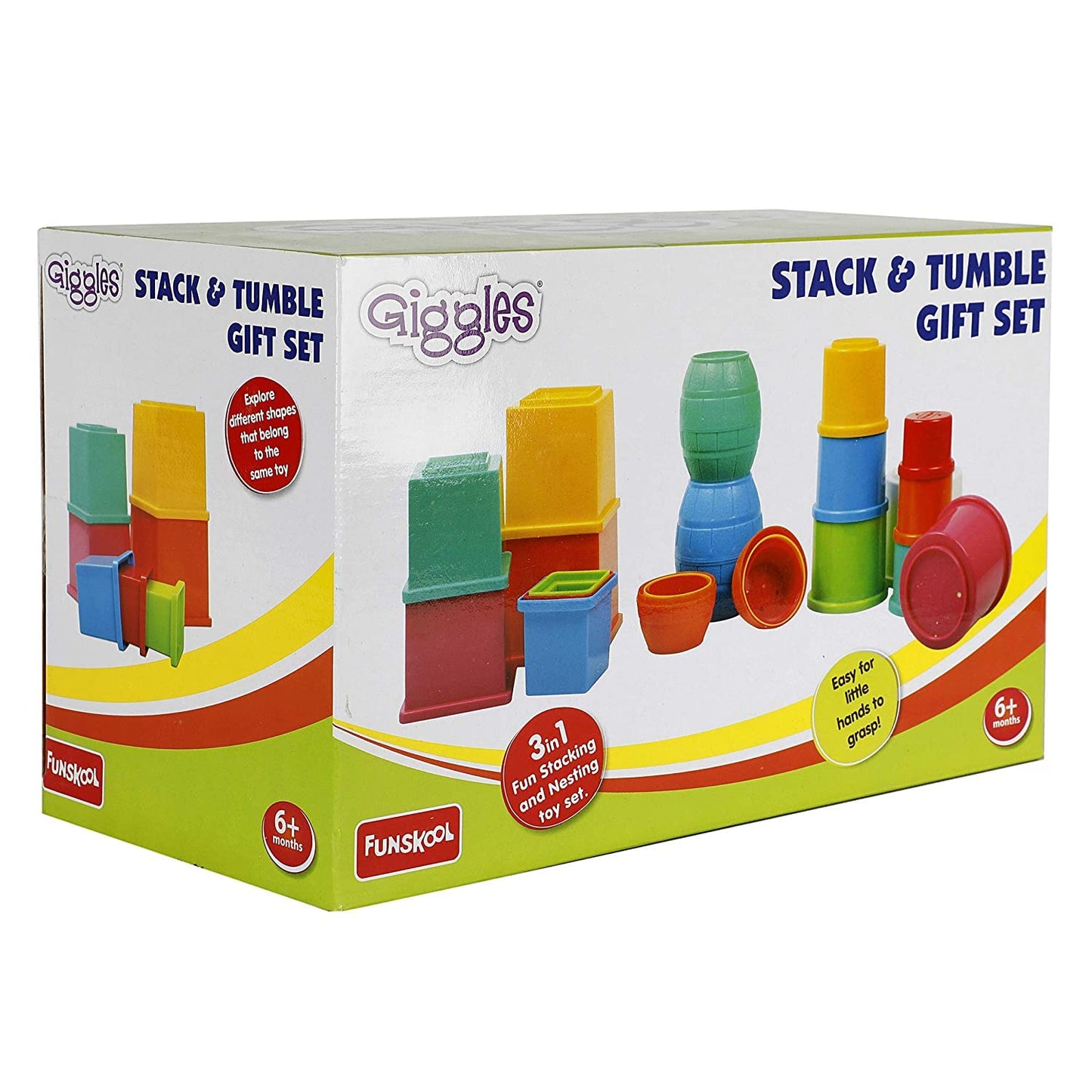 Funskool Giggles Stack & Tumbler Toy Gift Set