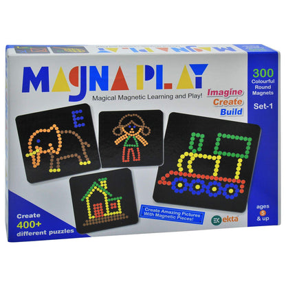 Ekta Magna Play Set - 1 Magical Magnetic Play N Learn Art Draw