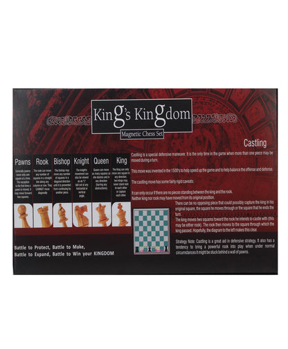 Ratnas King Kingdom Magnetic Chess Board Game
