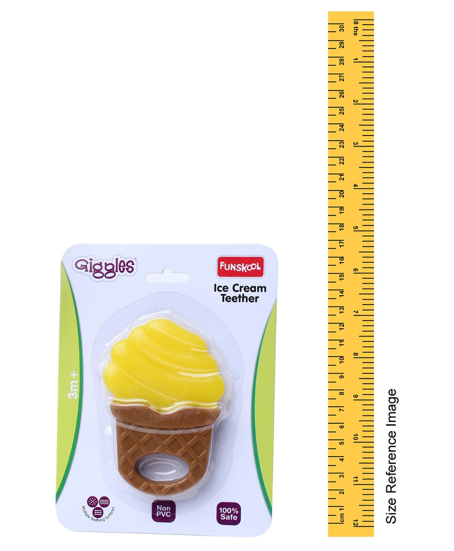 Funskool Giggles Ice Cream Teether - Yellow