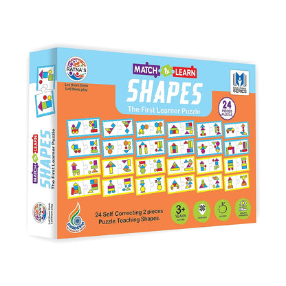RATNA'S Educational Jigsaw Puzzle Range for Kids (Match The Shapes)