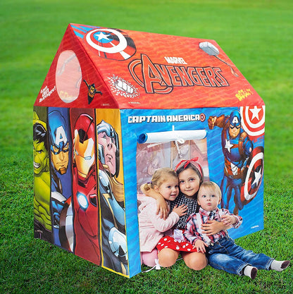 Jumbo Size Kids Play Tent House for 10 Year Old Girls and Boys Play House Tent (Avengers Theme Piped Tent)