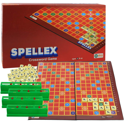 EKTA Spellex Indoor Board Game Set for Kids (Boys/Girls) 8+ Years/ Birthday Gift Item Multicolor Multicolor