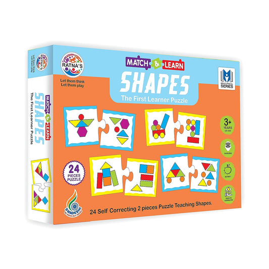 RATNA'S Educational Jigsaw Puzzle Range for Kids (Match The Shapes)
