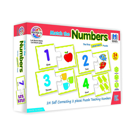 RATNA'S Educational Jigsaw Puzzle Range for Kids (Match The Number)