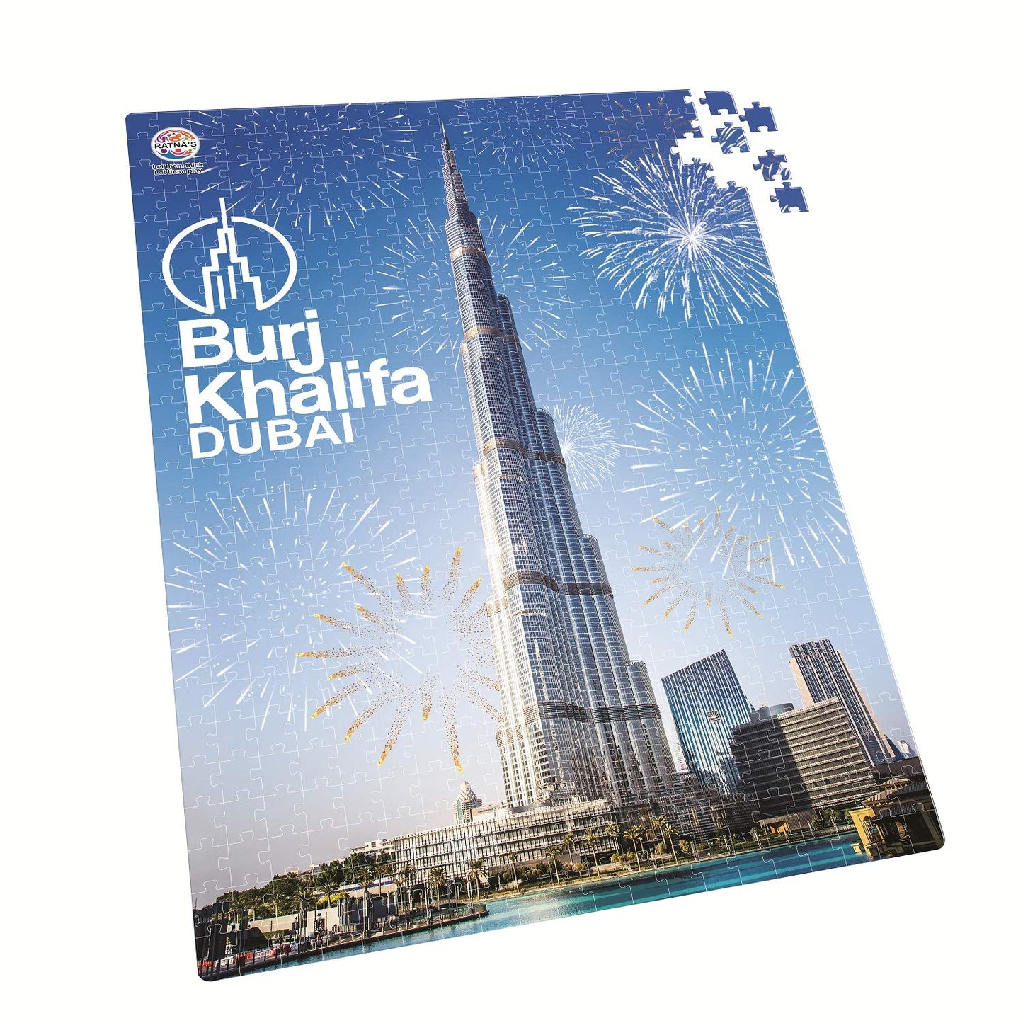 RATNA'S Burj Khalifa Jigsaw Puzzle for 72 to 120 Months, 500 Piece, Multicolour