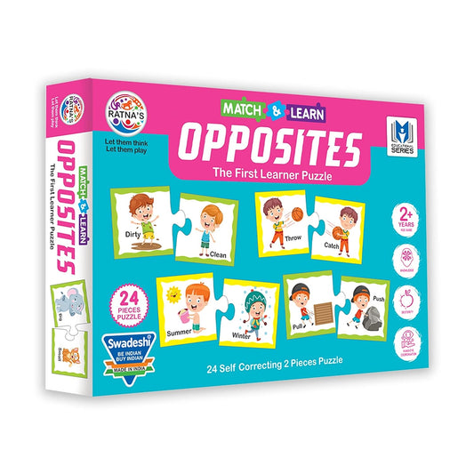 Ratna's Educational Jigsaw Puzzle Range for Kids (Opposites)