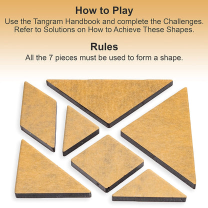 Toysbox Tangram Puzzle 7 Pieces and 786 Patterns Educational Jigsaw Puzzle Game of Shapes for Mind Development of Kids