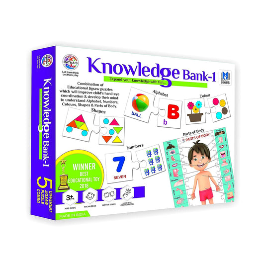 Ratna's Knowledge Bank - 1 Jigsaw Puzzle for Kids 3+