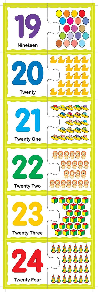 RATNA'S Educational Jigsaw Puzzle Range for Kids (Match The Number)