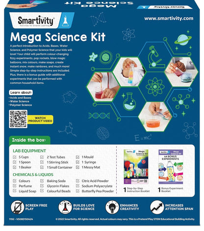 Mega Science Kit 150+ Science Experiment Kit for Kids 6 to 14 Years Old