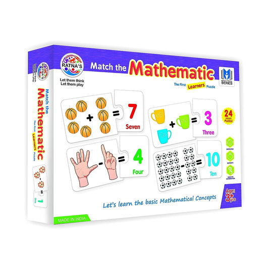 RATNA'S Educational Jigsaw Puzzle Range for Kids (Match The Mathematic)