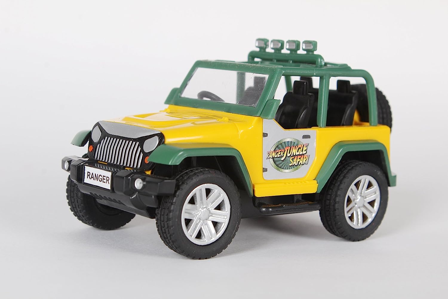 Centy Toys Plastic Pull Back Safari Car, 1 Pull Back Vehicle, Multicolour - MRGTOYS