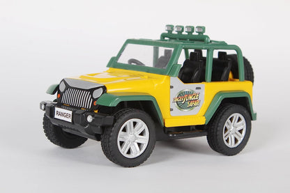 Centy Toys Plastic Pull Back Safari Car, 1 Pull Back Vehicle, Multicolour - MRGTOYS