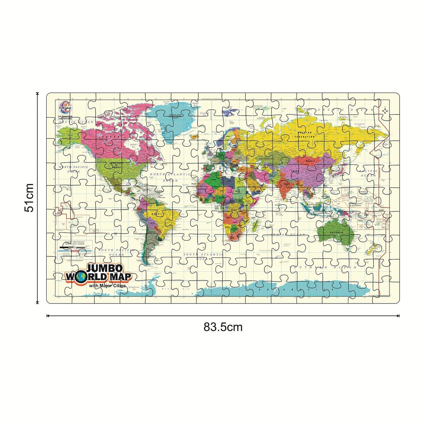 RATNA'S Jumbo World MAP