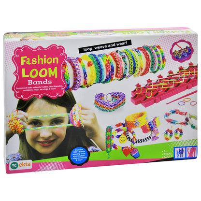 ekta fashion loom bands ( jewellery maker)- Multi color, Rubber