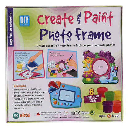 ekta create & paint photo frame- Multi color