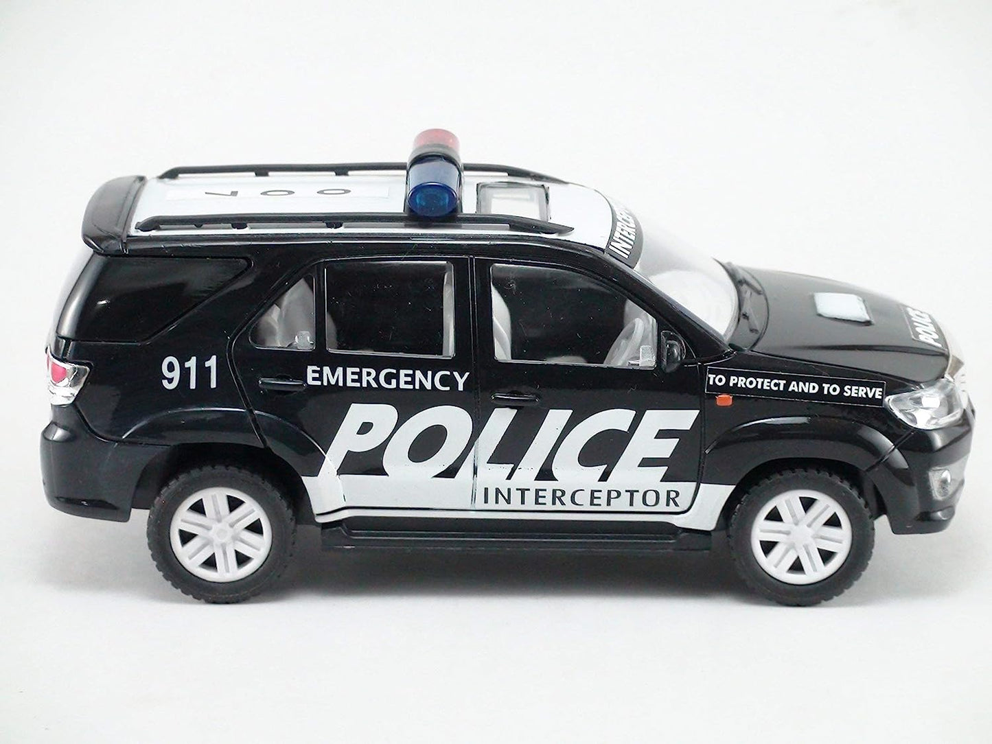 Centy Toys Plastic Police Interceptor Fortune Pull Back Car, Number Of Pieces: 1, Black - MRGTOYS